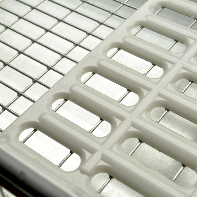 MidWest Homes for Pets Small Wabbitat Rabbit Cage, Grid Mesh Floor, Removable Tray, Top & Front Door Access, Rust Resistant Finish, No Tools Required customer photo 2