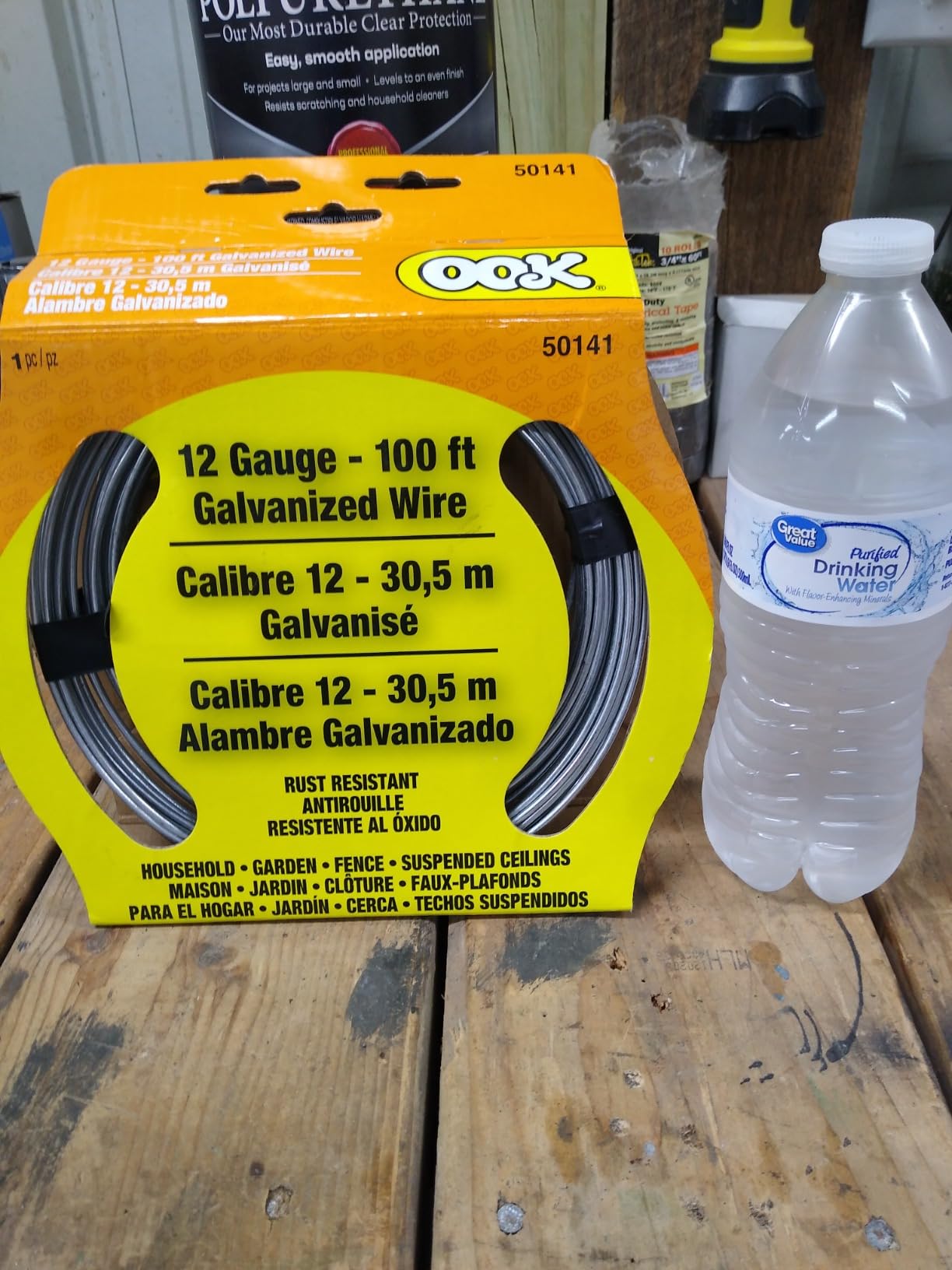 OOK 50141 12 Gauge, 100ft Steel Galvanized Wire customer photo 2