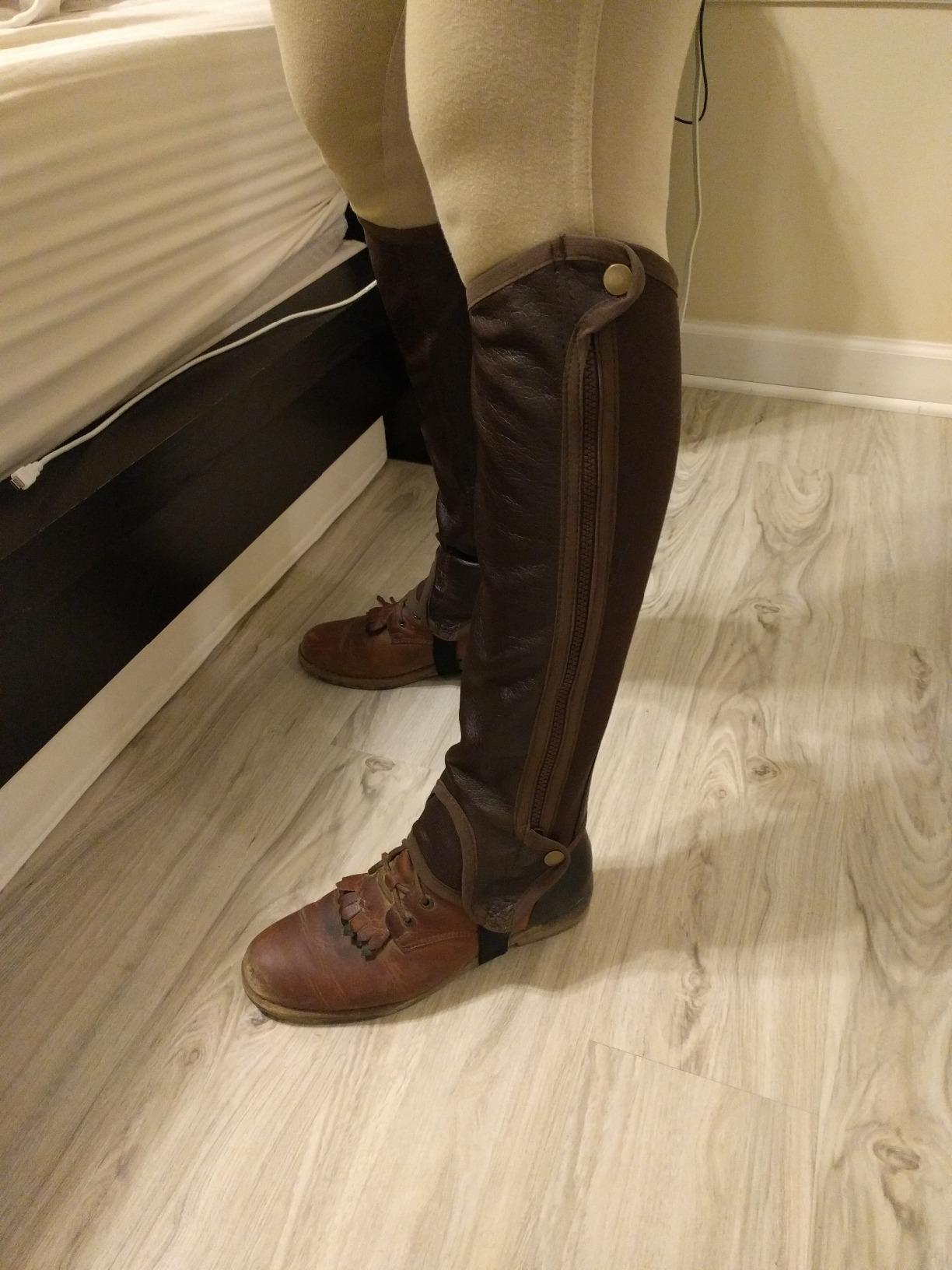 TuffRider Adult Grippy Grain Half Chaps customer photo 2