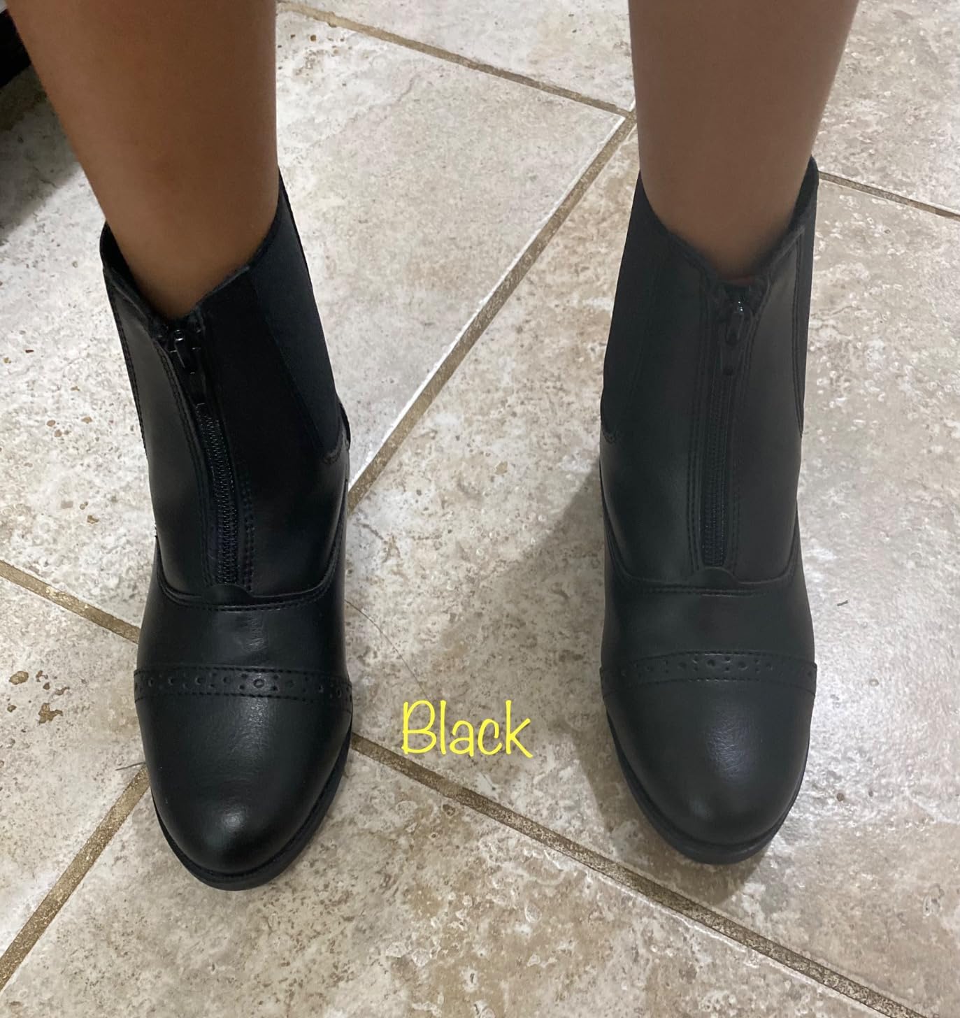 Equistar Child's Zip Paddock Boot (All Weather) customer photo 2
