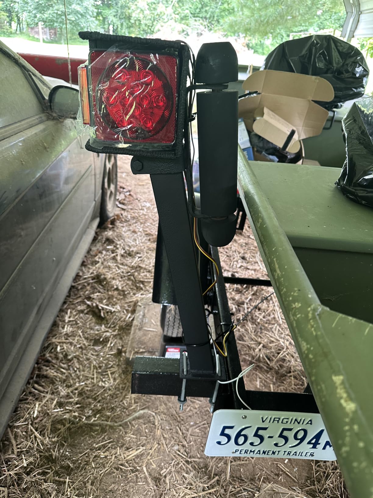 MAXXHAUL 70205 Trailer Light Kit - 12V All LED, Left and Right Waterproof Submersible for Trailers, Boat Trailer Truck Marine Camper RV Snowmobile, Red customer photo 1
