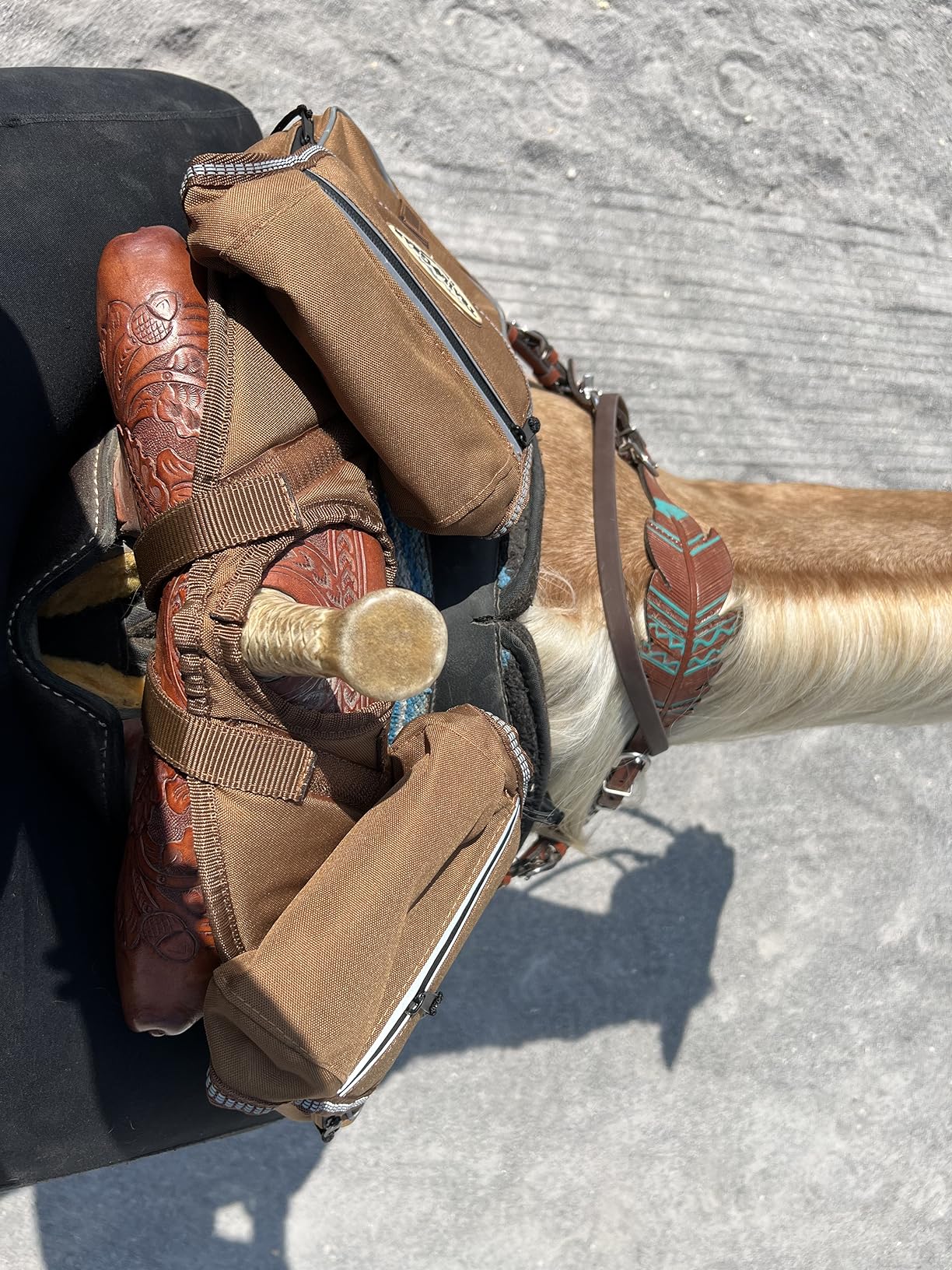 Weaver Leather Trail Gear Pommel Bag customer photo 2