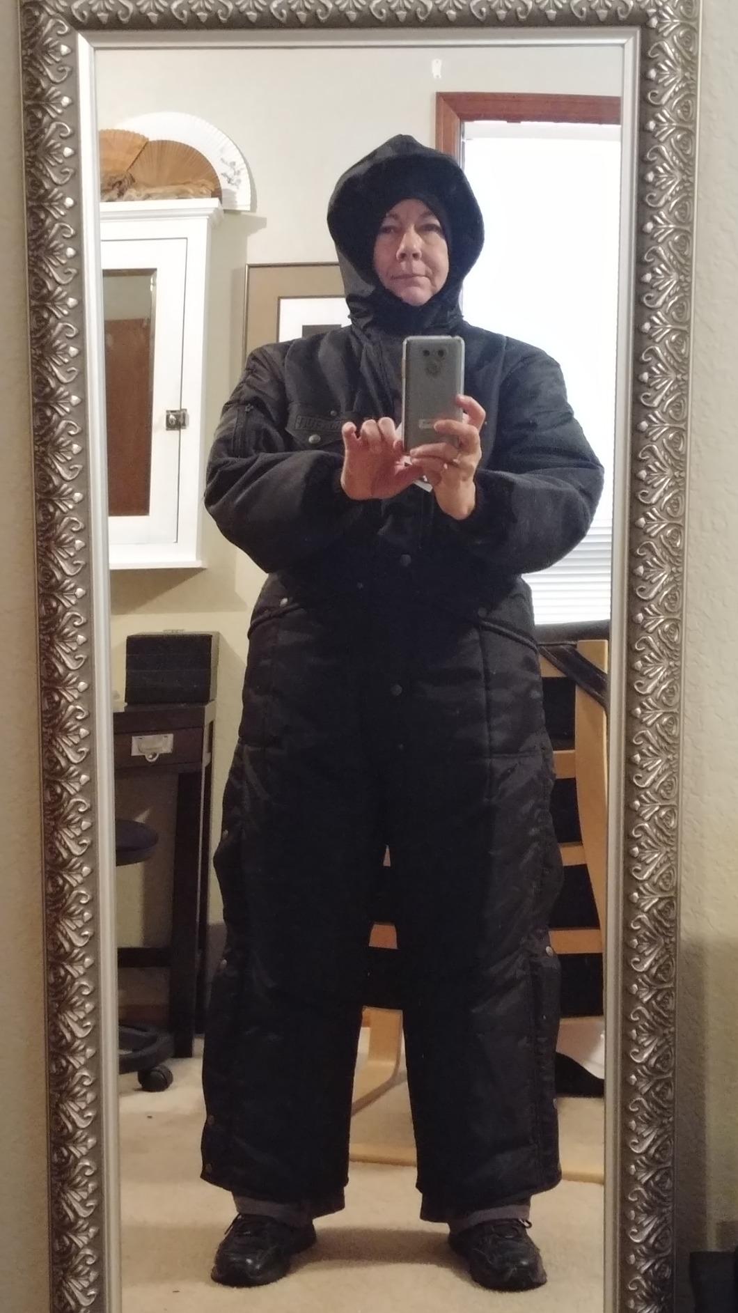RefrigiWear Men's Iron-tuff Coveralls With Hood | Hood, Extreme Cold Protection Down to -50F, 400D Nylon Shell, Wind-Tight, Water-Resistant, Abrasion-Resistant customer photo 2