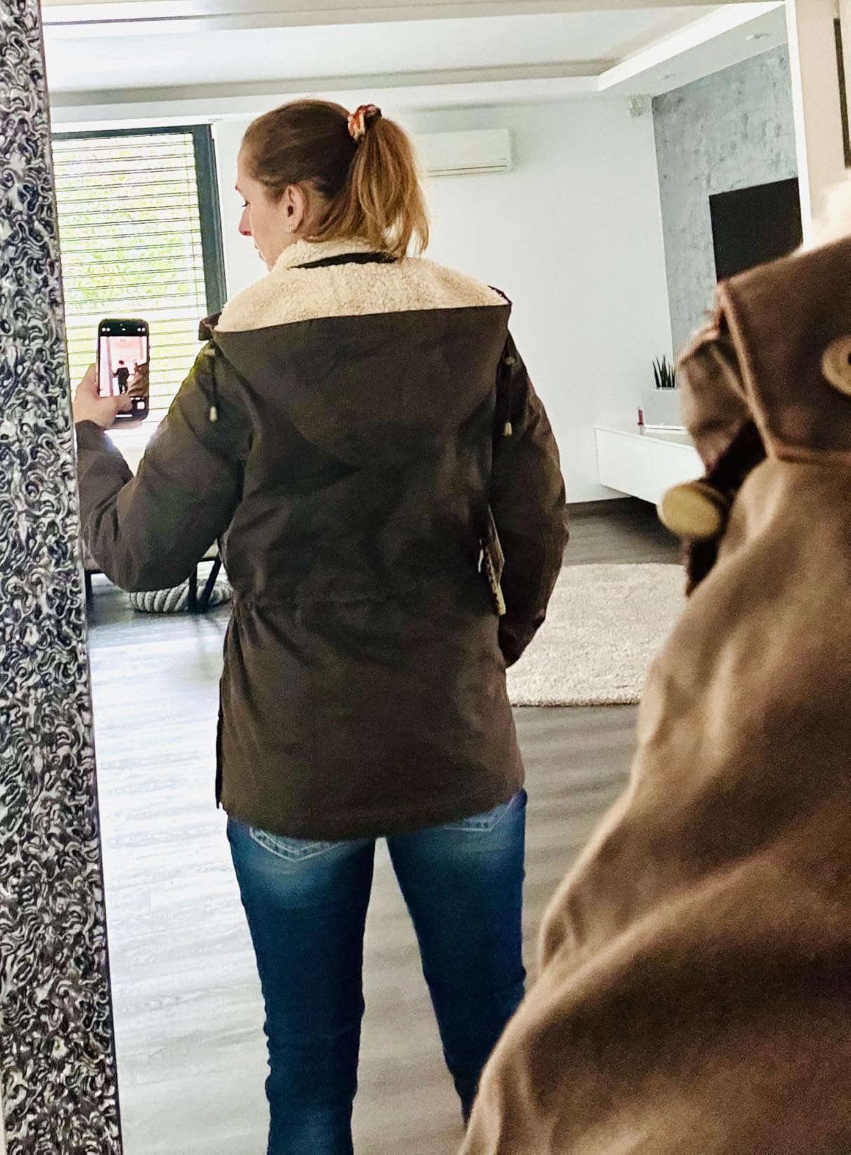 OUTBACK TRADING Women's 2864 Woodbury Vintage Canyonland Outdoor Casual Water Resistant Jacket with Removable Hood customer photo 2