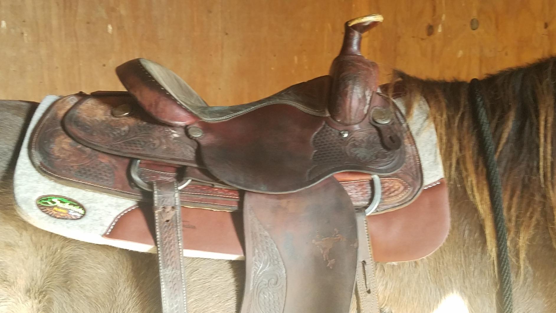 The Montana 100% Extra Fine Wool Made in the USA Saddle Pad by Southwestern 3/4