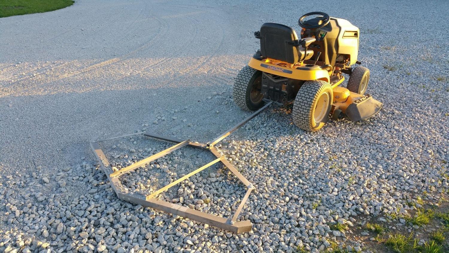 Titan Ramps Tow-Behind Steel Drag Harrow, Rake Attachment for Tractor Lawnmower, ATV, & UTV - Raking, Leveling & Grading Outdoor Tool customer photo 2