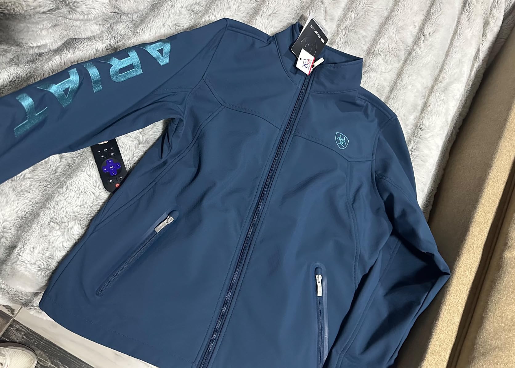 Ariat Women's New Team Softshell Jacket - Wind and Water Resistant Jacket customer photo 1