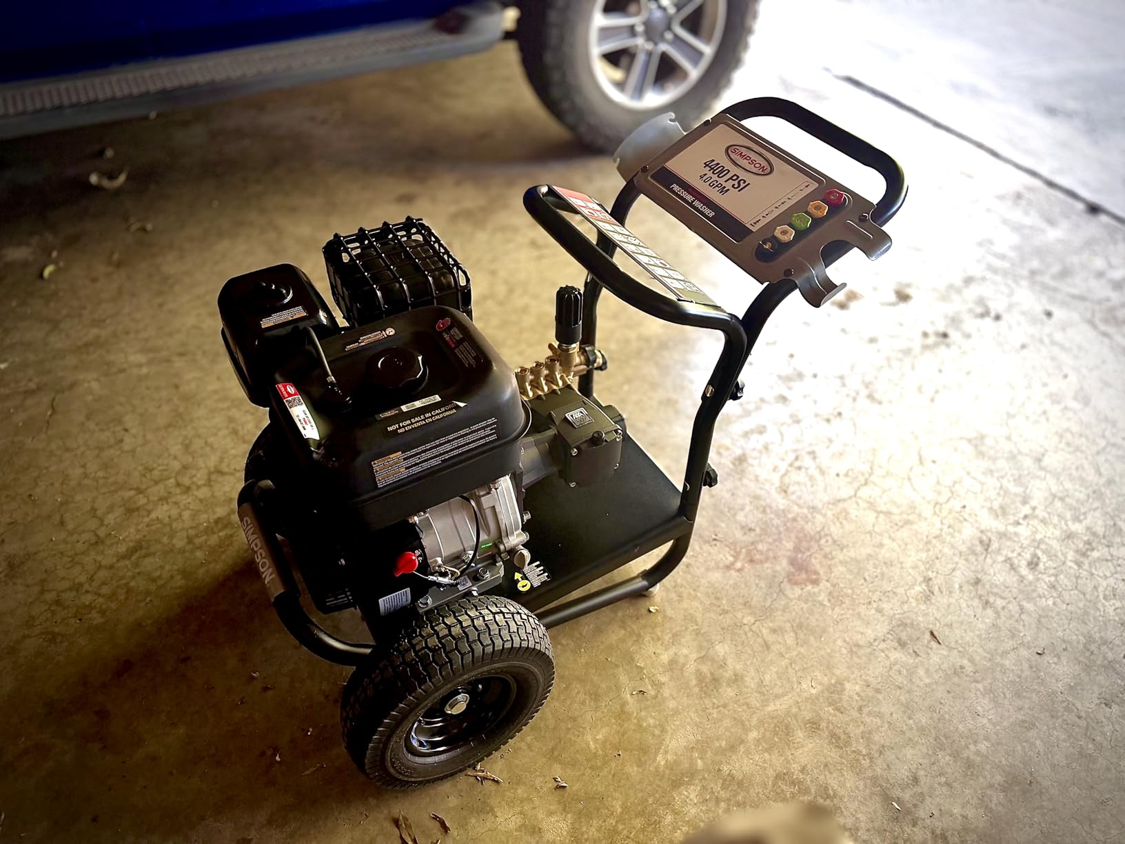 Simpson PowerShot 4400 PSI Gas Pressure Washer, 4.0 GPM, CRX 420cc Engine customer photo 1