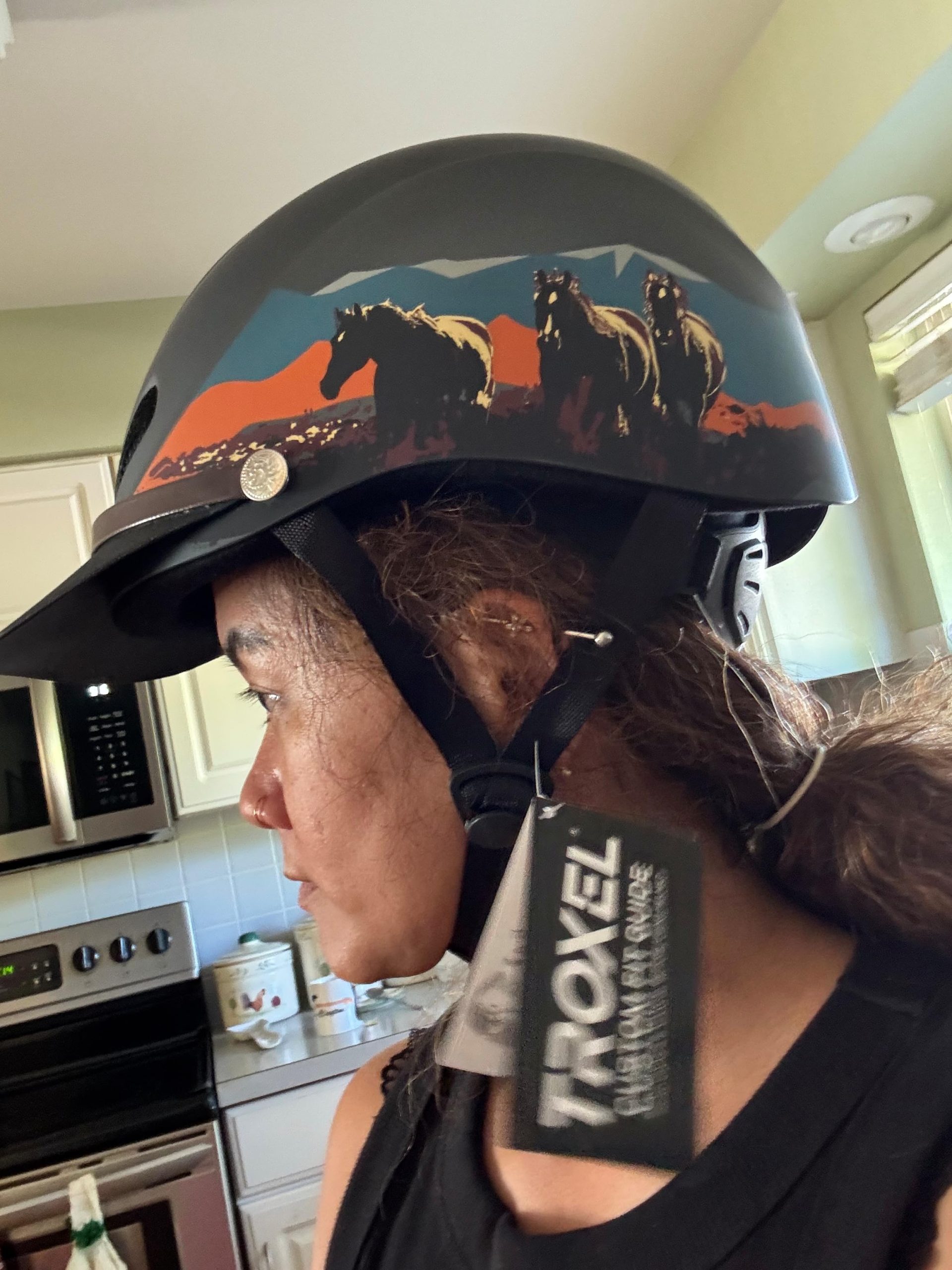 Troxel Dakota Trail Horse Riding Helmet, Low-Profile Light Adjustable Design, Safety Horseback Riding Gear customer photo 1