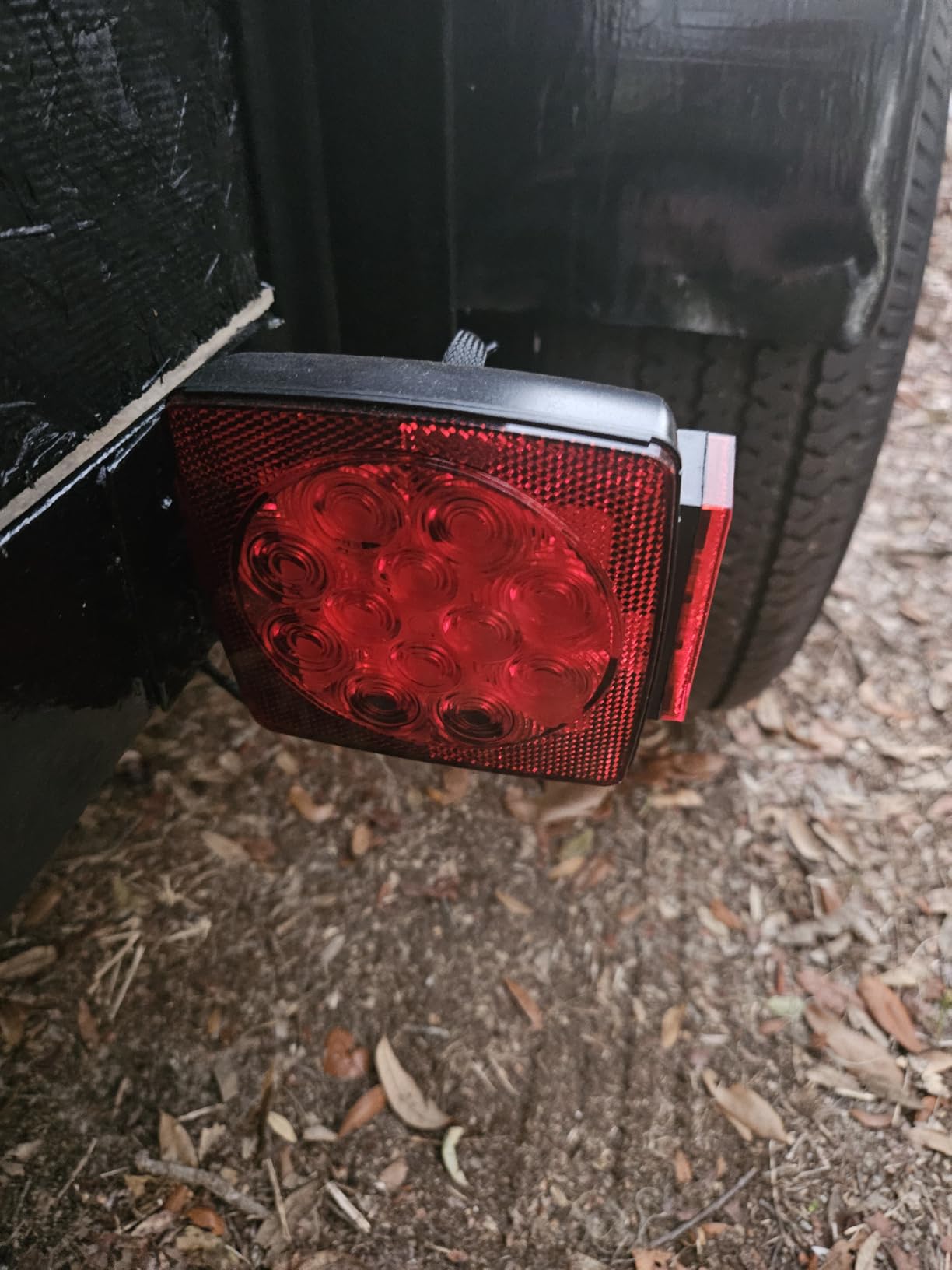 CZC AUTO 12V LED Submersible Left and Right Trailer Lights Stop Tail Turn Signal Lights for Under 80 Inch Boat Trailer Truck RV Marine-Replacement for Your Incandescent Bulb Units customer photo 1