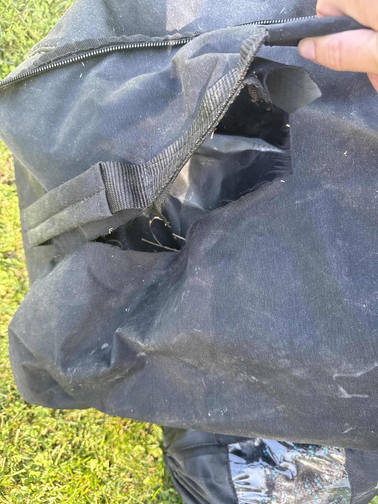 Derby Originals Waterproof Rolling Hay Bale Bag with Easy Carry Handles for Hassle Free Storage and Transport customer photo 1