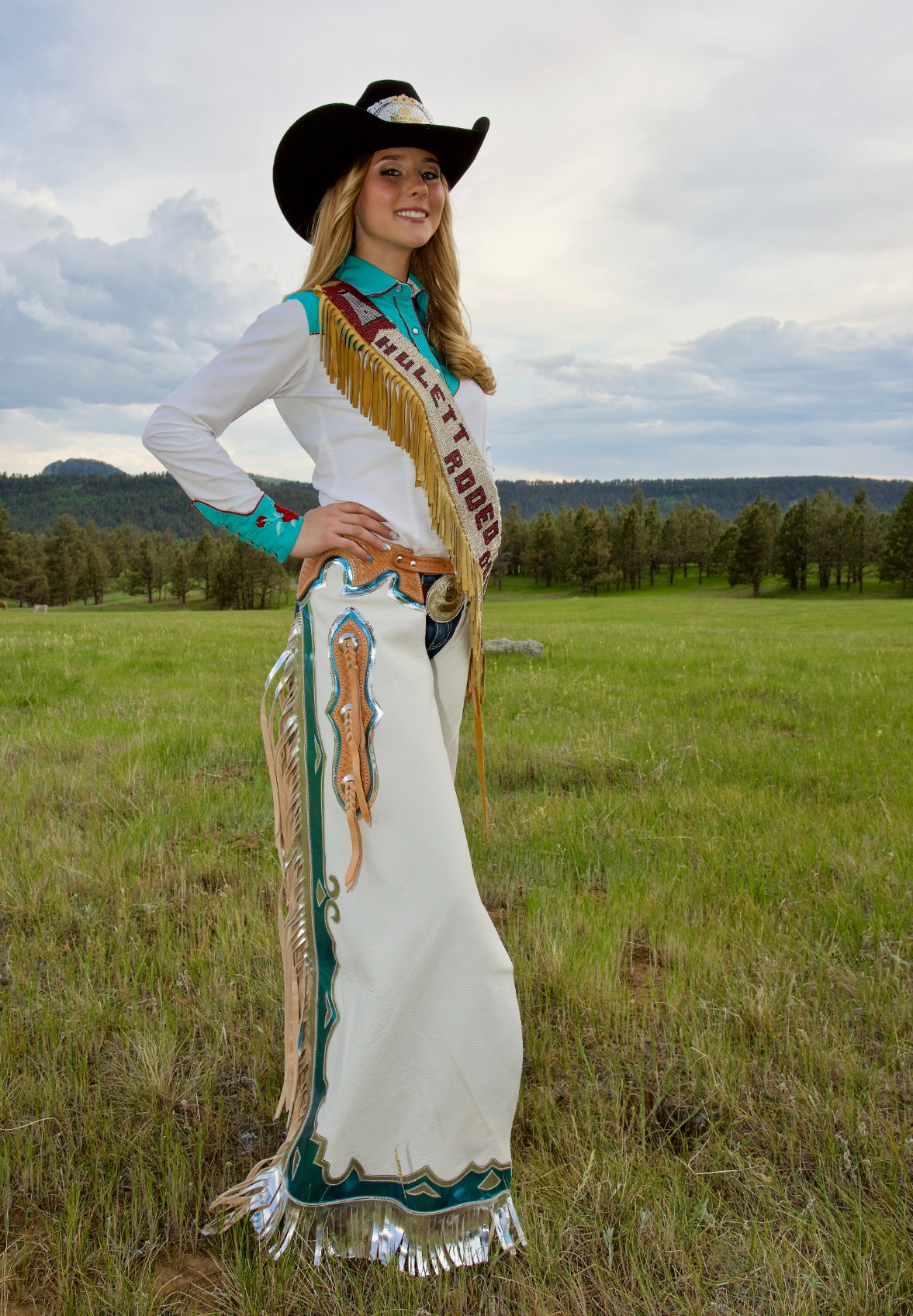 HILASON Western Horse Bull Riding Genuine Leather Rodeo Chaps | for Men and Women Unisex customer photo 2