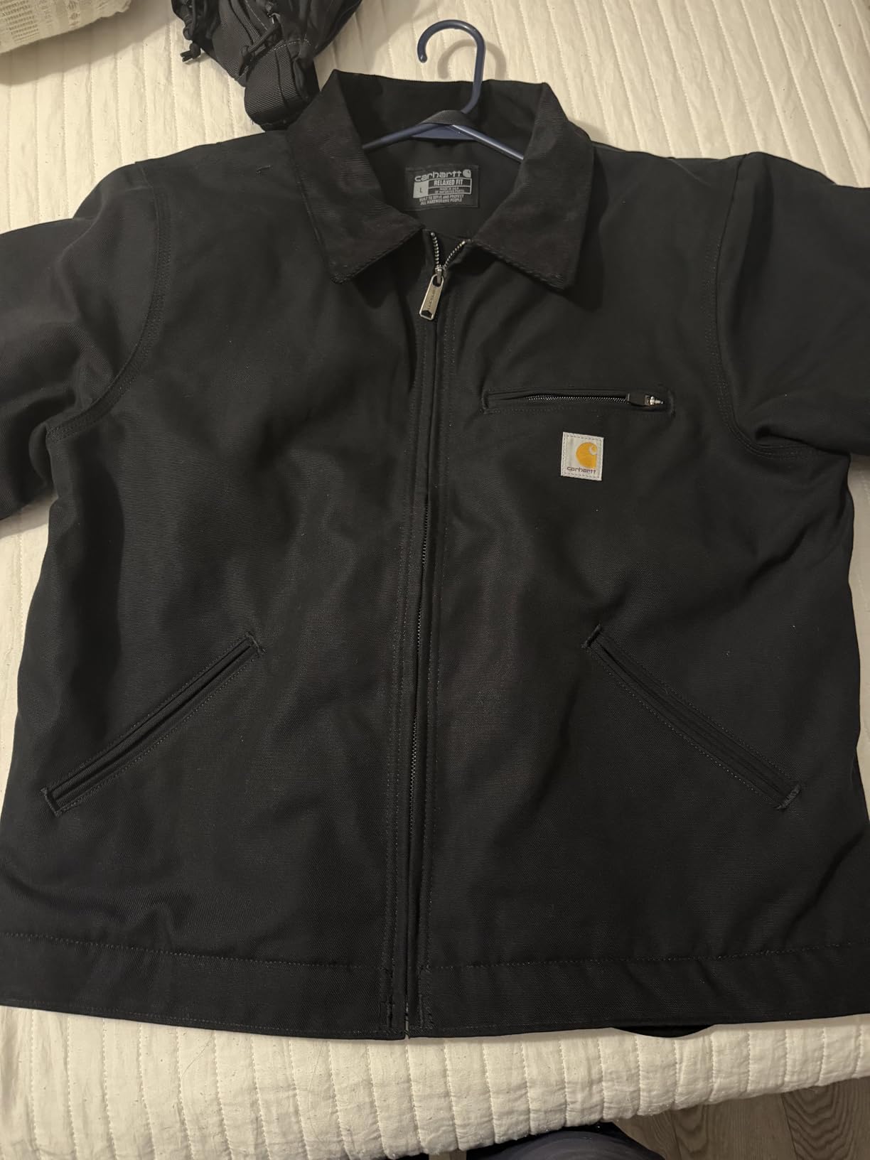 Carhartt Men's Iconic J01 Duck Detroit Jacket customer photo 2