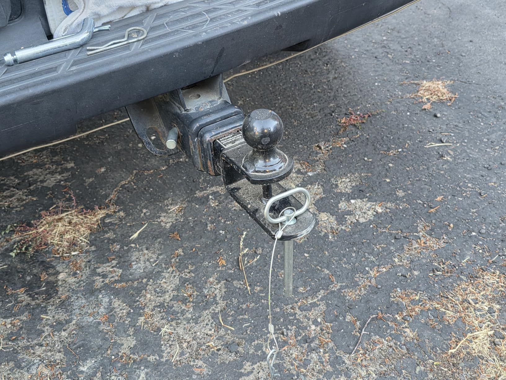 TOPTOW ATV/UTV Trailer Hitch Towing Ball Mounts, 2-Inch Ball, Clevis Pin, Fits 2-Inch Receiver customer photo 2