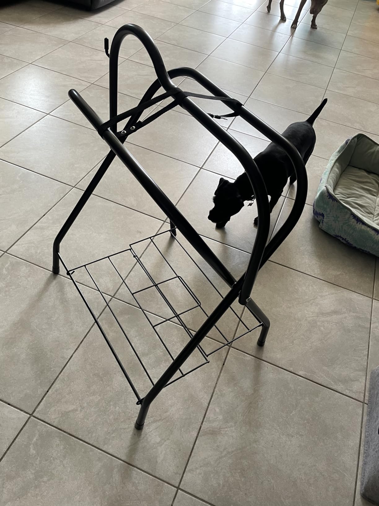 Seny Foldable Freestanding Saddle Rack Stand 26 x 19 x 33 inches customer photo 1