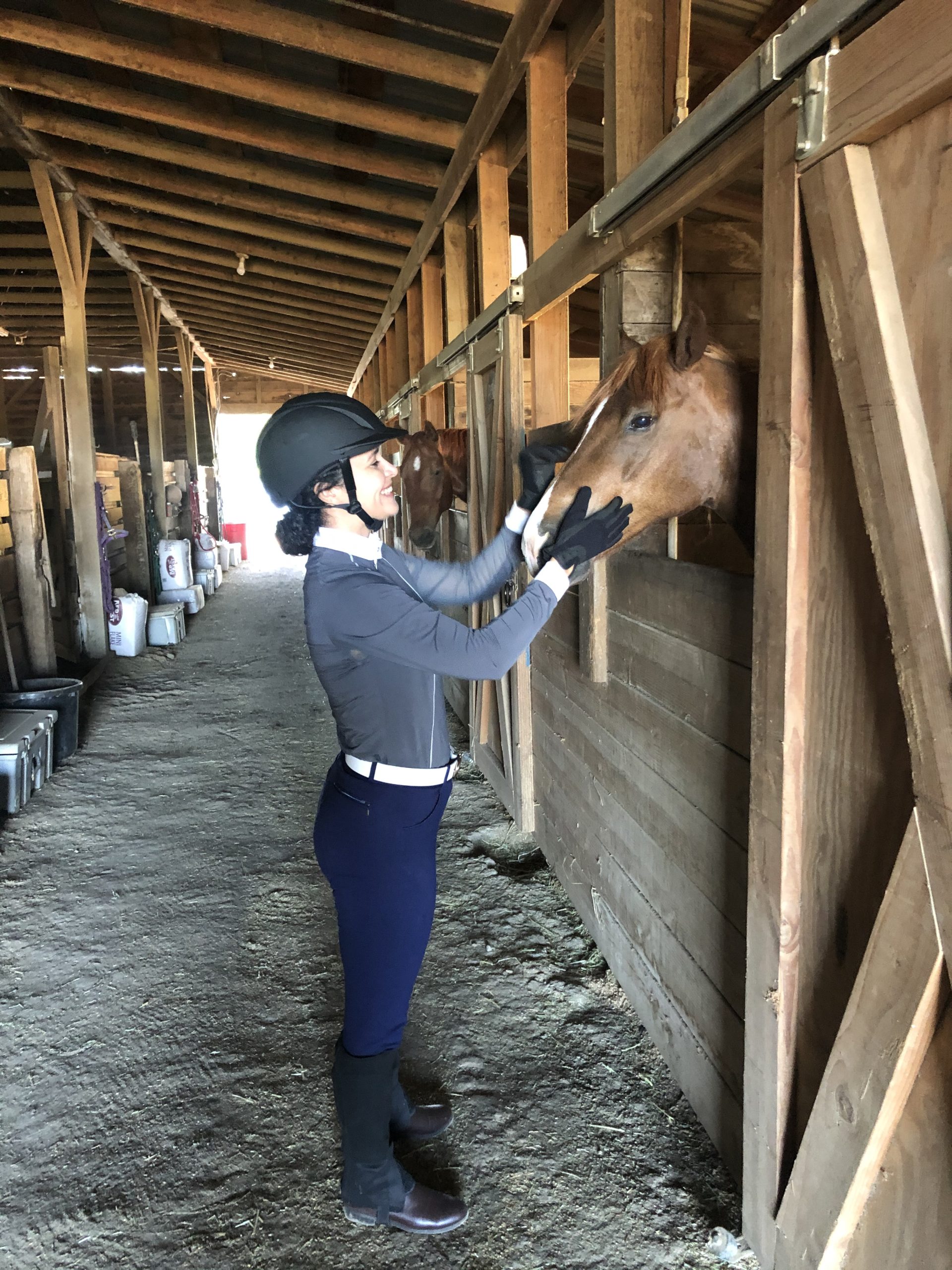 Unisex Adult Amara Synthetic Equestrian Half Chaps Black Leather Half Chaps customer photo 2