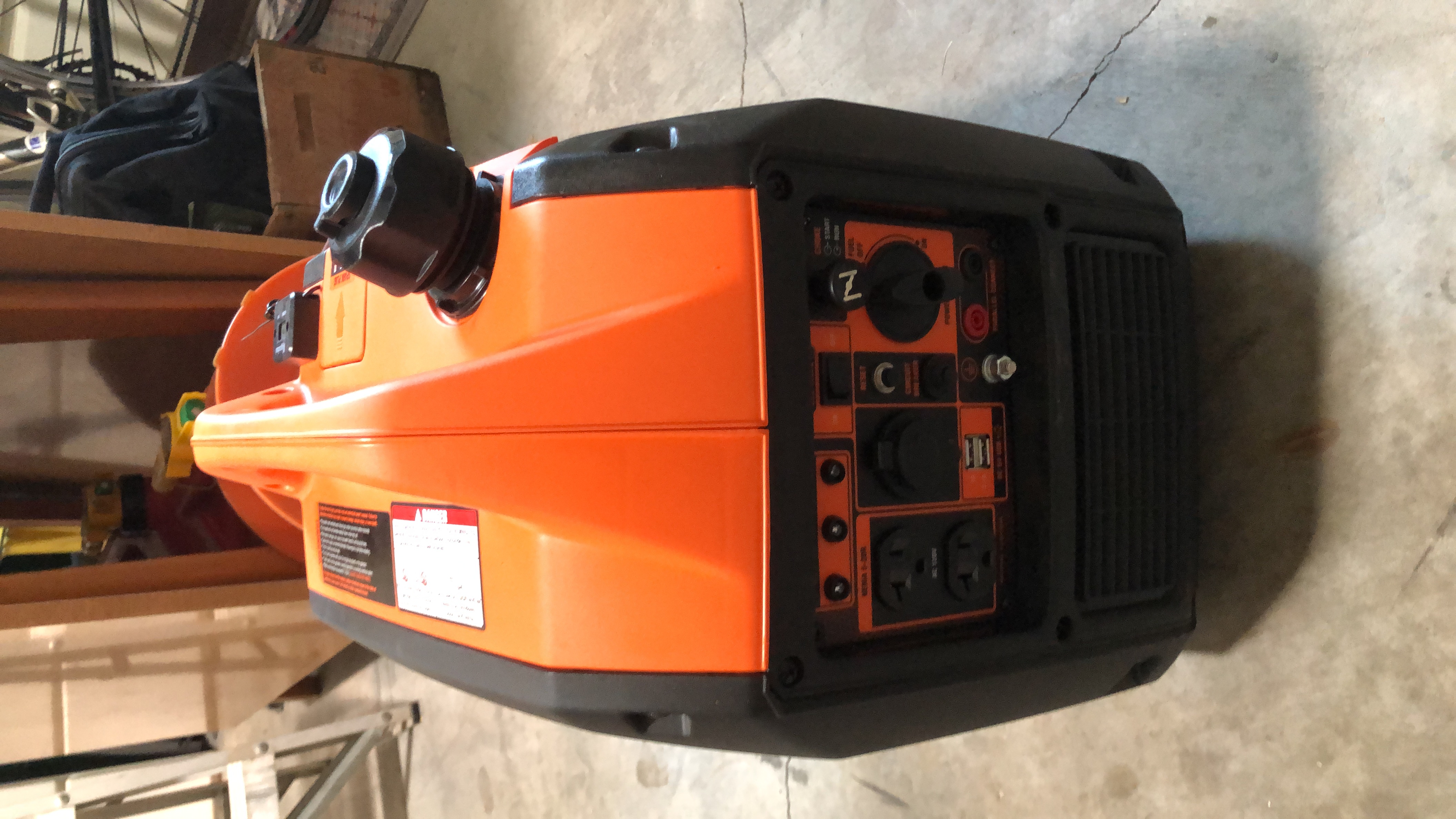 WEN Super Quiet 2350-Watt Portable Inverter Generator with Fuel Shut Off, Gasoline Power, Ultra Lightweight (56235i) customer photo 1