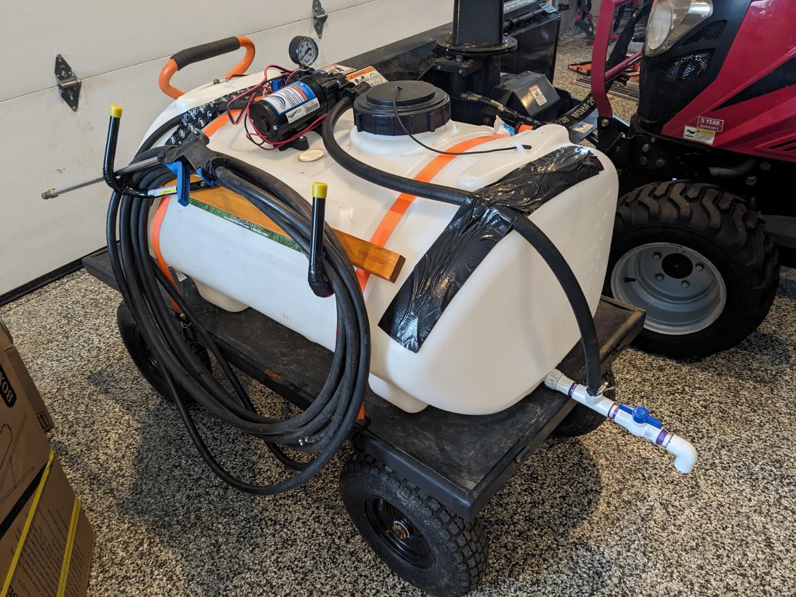 Master Mfg 40-Gallon Deluxe UTV Spot Sprayer - 2.2GPM, 70PSI Max for Fertilizer, Weed & Pest customer photo 1