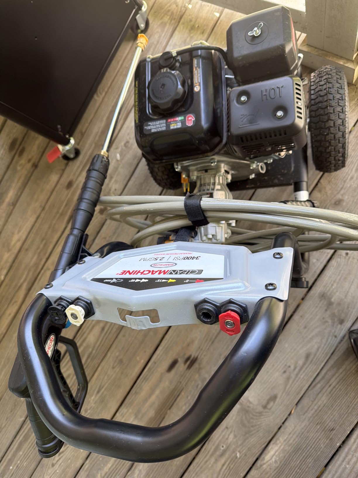 Simpson Clean Machine 3400 PSI Gas Pressure Washer, 2.5 GPM, CRX engine customer photo 2