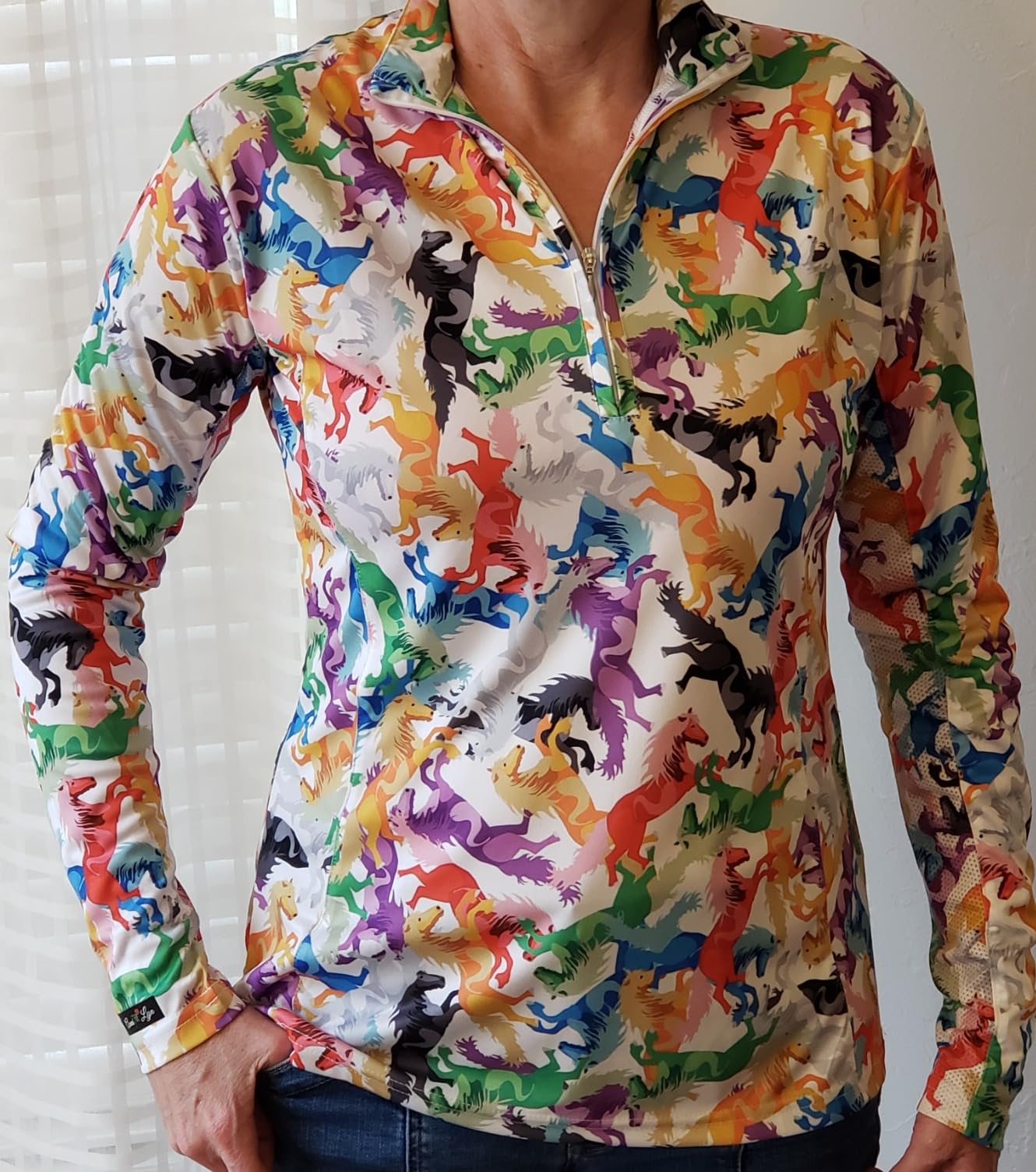 Anni Lyn Women's Ventilated Long Sleeve Equestrian Sun Shirt customer photo 1