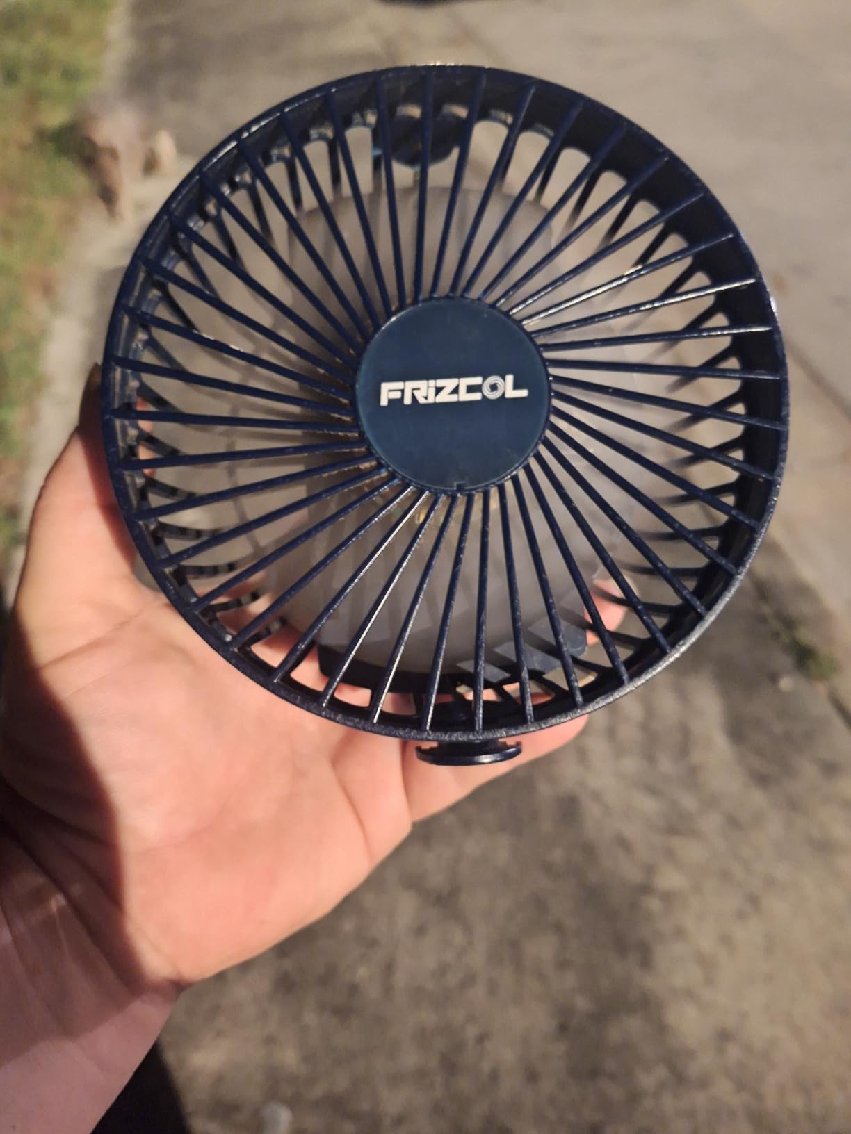 Clip on Fan 65 Hours Portable Desk Fan Rechargeable with LED Lights & Hooks 12000 Capacity Battery Operated Fan with Clips Small Desk Fan Mini Fans for Tents Travel Outdoor Camping Golf Cart Stroller customer photo 1