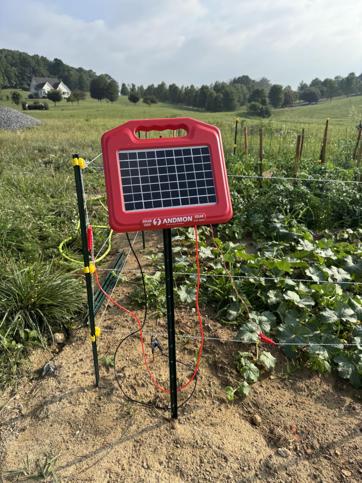 ANDMON S600 Solar Electric Fence Charger - 35 Mile Range, 0.65 Joules Powerful Solar Fence Charger, Ideal for Livestock and Garden Protection customer photo 1