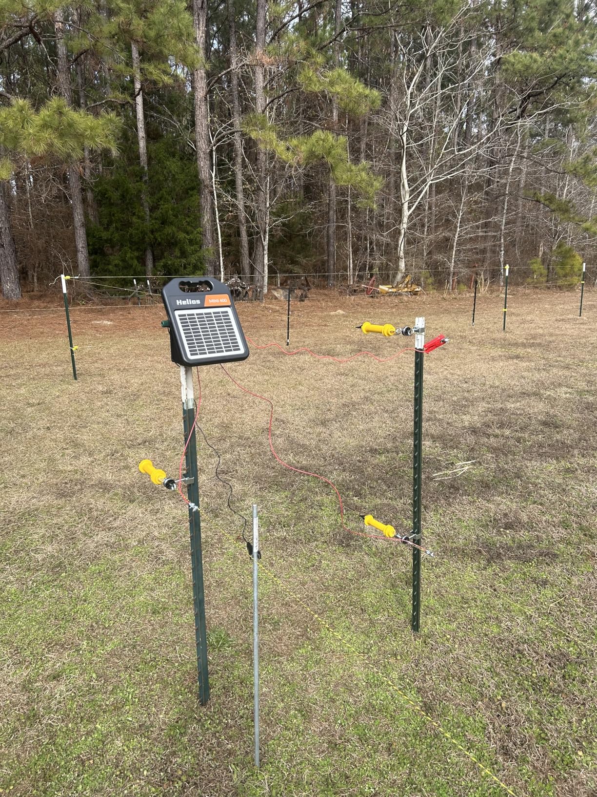 Andmon MINI400 20 Miles Solar Electric Fence Charger with Day/Night Mode 0.4J Output Energy Electric Fence Energizer customer photo 2