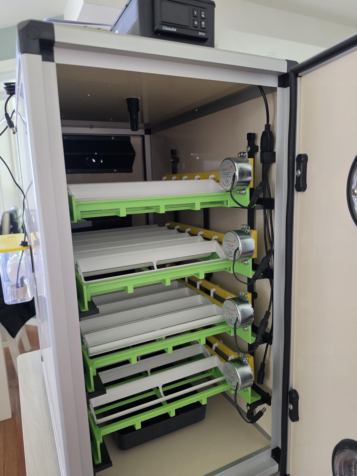 Incubators for Hatching Eggs - 120 Egg Incubator Setter & Hatcher with Automatic Turner & Digital Humidity Control Cabinet, Medium Chicken Incubator & Quail Egg Incubator by Hatching Time customer photo 1