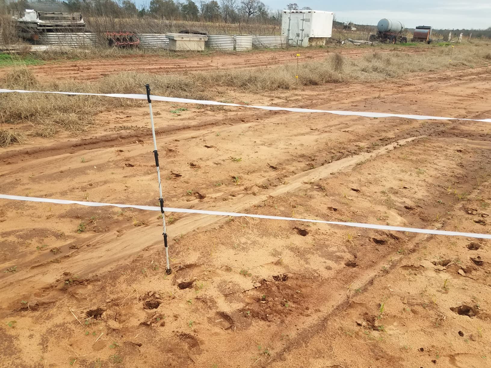 Electric Fence Tape for Livestock - Polytape Fencing Hot Wire with High Visibility - 3/4 Inch Wide 1640 Feet 500 Meter Length customer photo 2