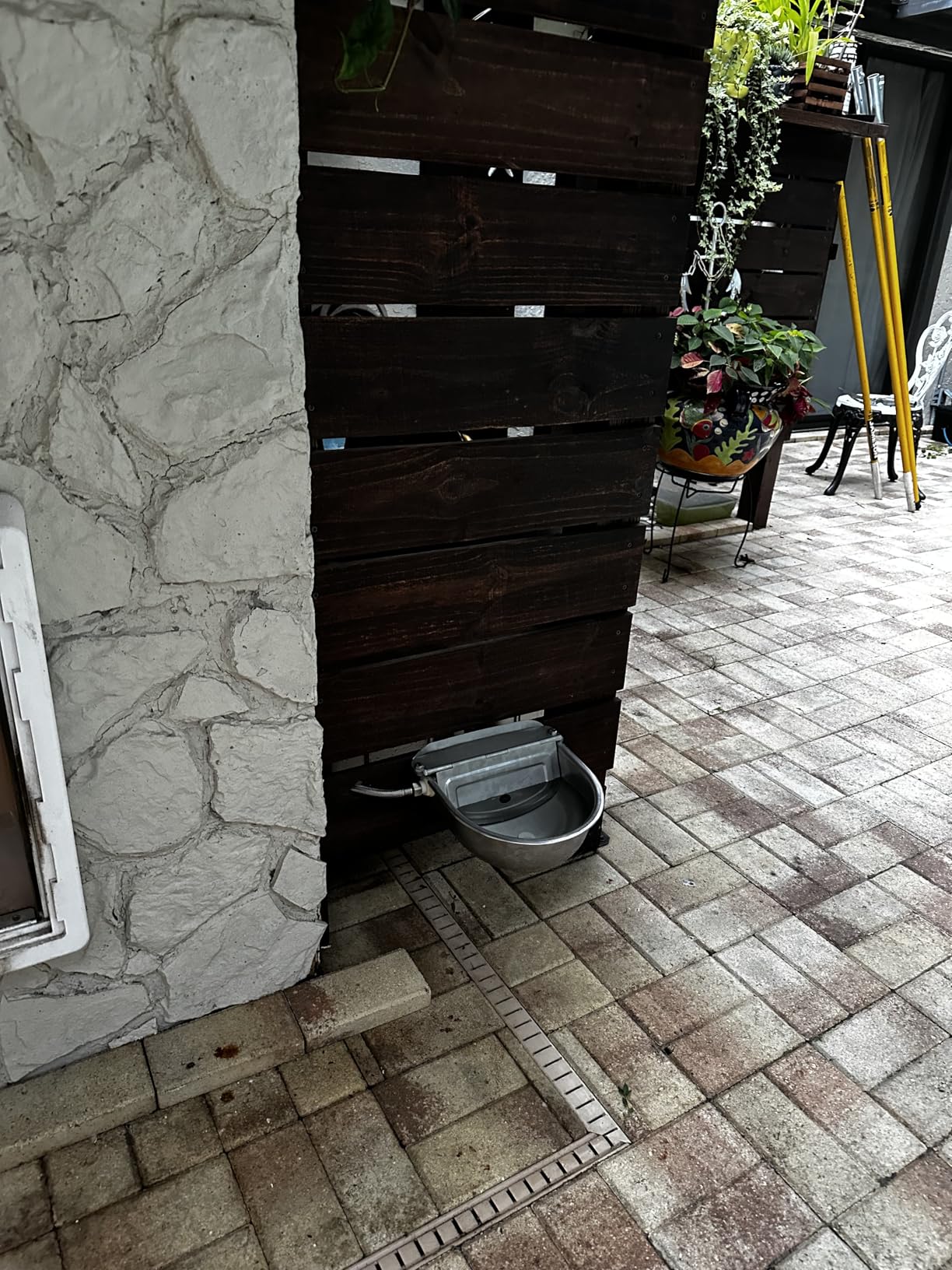 Automatic Water Dispenser for Dog Water Bowl Dispenser Large Size Stainless-Steel Waterer Feeder Self Filling Water Trough for Poultry and Livestock customer photo 2