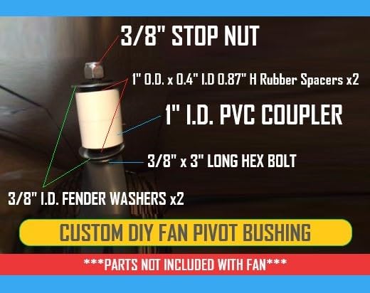VENTISOL 20 Inch Waterproof Wall Mount Fan, Barn Fan with Sealed Motor 3-Speeds 4650 CFM Heavy Duty for Home, Workshop, Industrial, Barn, Greenhouse, ETL Listed customer photo 2