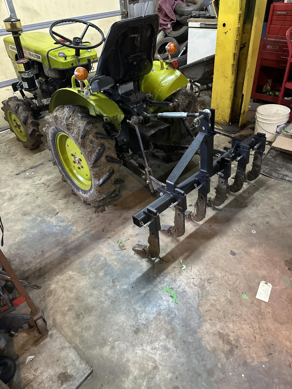 YITAMOTOR 48-Inch Heavy Duty Detachable Chisel Plow Scarifier Cultivator with 6 Scarifier Shanks for CAT-1&CAT-0 Tractors | Detachable Cultivator with 6 Scarifier Shank, 3 Point Scarifier for CAT-0 & CAT-1 customer photo 1