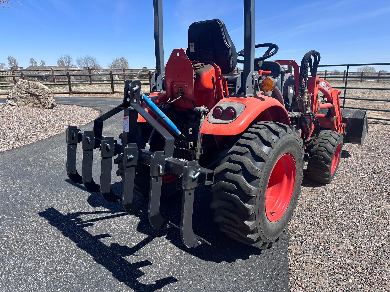 YITAMOTOR 48-Inch Heavy Duty Detachable Chisel Plow Scarifier Cultivator with 6 Scarifier Shanks for CAT-1&CAT-0 Tractors | Detachable Cultivator with 6 Scarifier Shank, 3 Point Scarifier for CAT-0 & CAT-1 customer photo 2