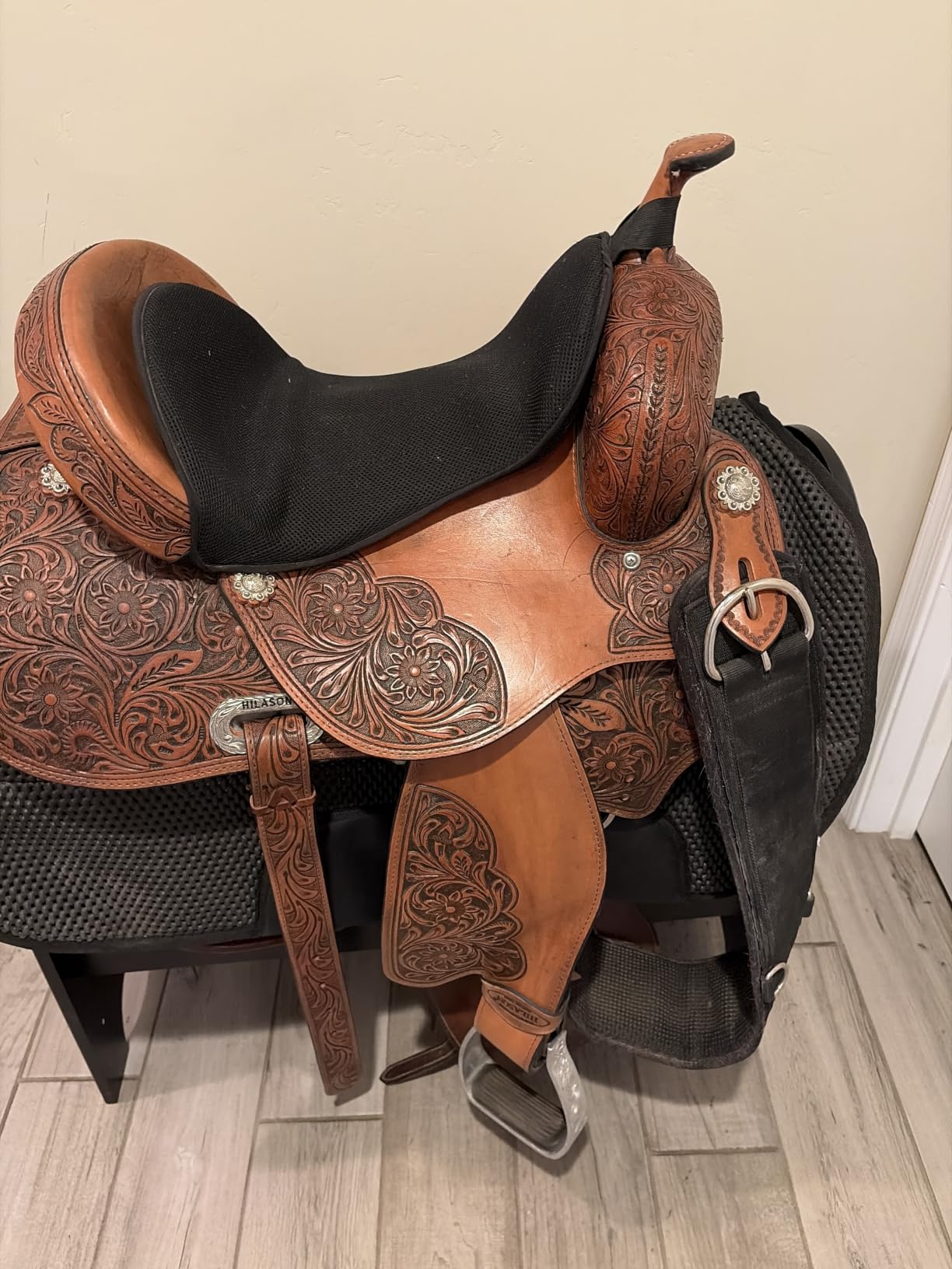 HILASON Western Horse Barrel Trail Saddle Pleasure & Endurance Riding Brown customer photo 1