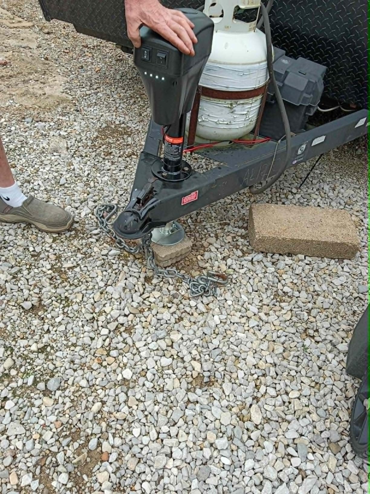VEVOR Electric Trailer Jack, Power Tongue Jack Weight Capacity 4000 lbs, 9.84