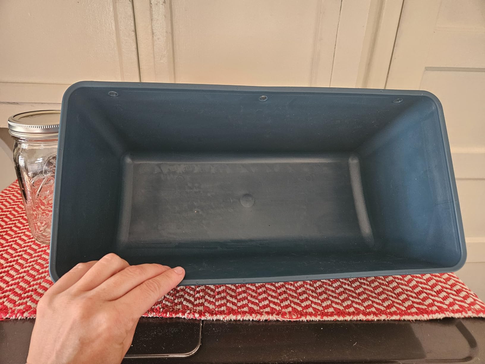 Large Feed Trough and Goat Feeder - 2 Pack Hanging Feeder with Clips, Waterer Bucket, Fence Feed Trough, Goat Supplies, 10 Quart customer photo 2