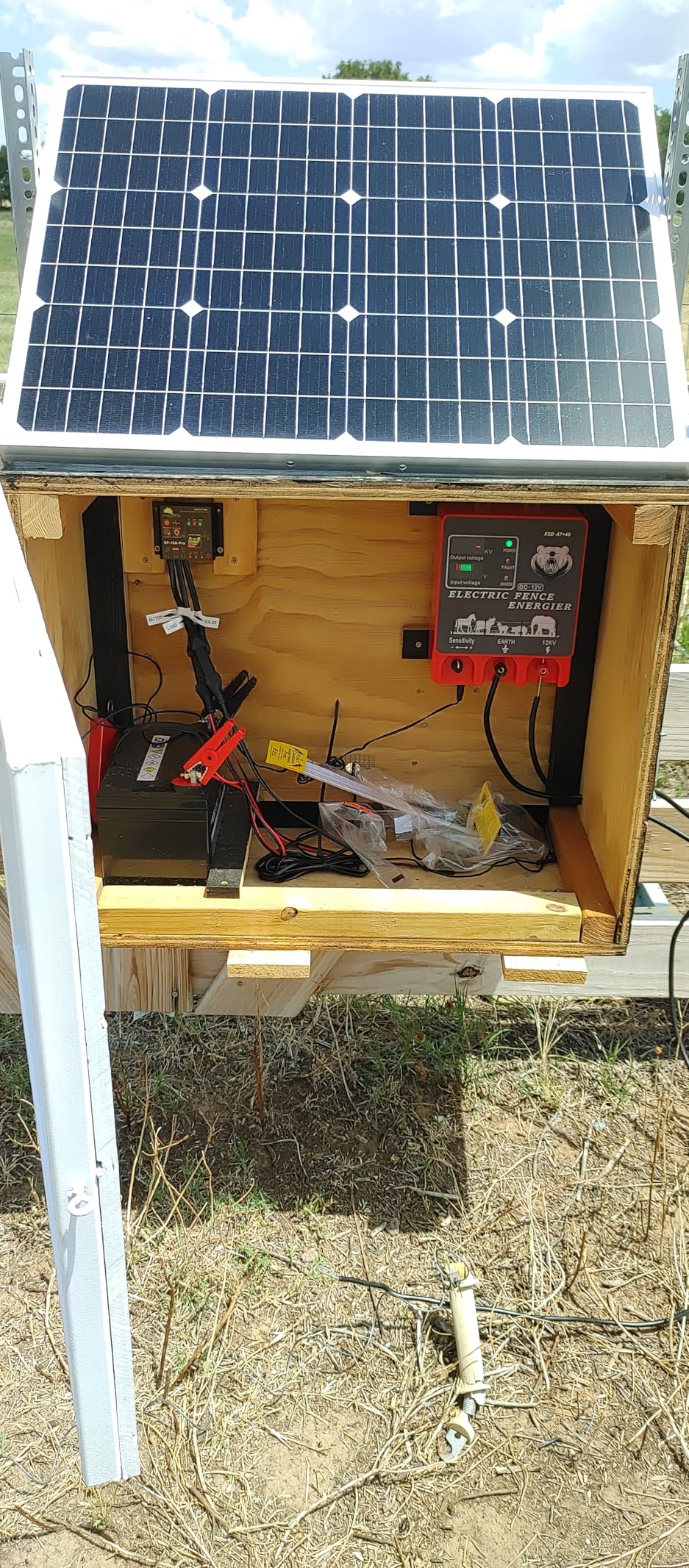 9J Electric Fence Charger Energizer, 9 Joules 20 Miles Plug-in Fencer | AC 110-240V/DC 12V, 12KV High Output Voltage, Display Alarm and Remote, Deter Predators, Contain Cattle Horses and Livestock customer photo 1