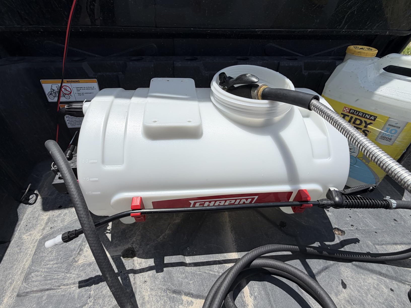 Chapin 8-Gallon ATV Spot Sprayer, 12V Pump for Easy Spraying | Chemical-resistant tank; ideal for ATV and UTV spraying, handles weed control, fertilizers and pest controls with 10ft hose customer photo 2
