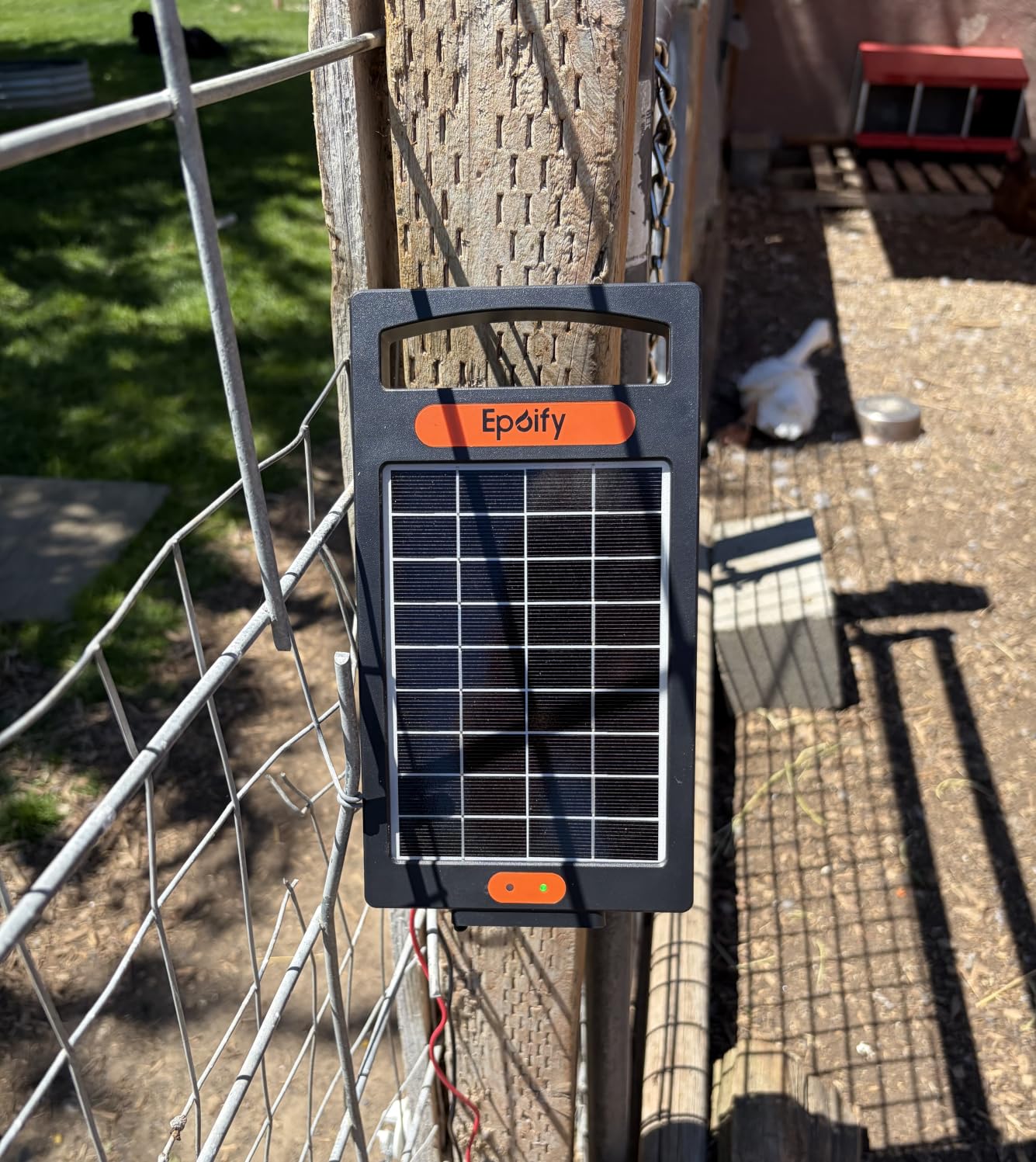 24-Hour Solar Electric Fence Charger, 10 Miles, Up to 10200v Output Range Electric Fence Charger, 0.18J Portable Energizer with Solar Panel for Livestock & Predator Protection customer photo 2