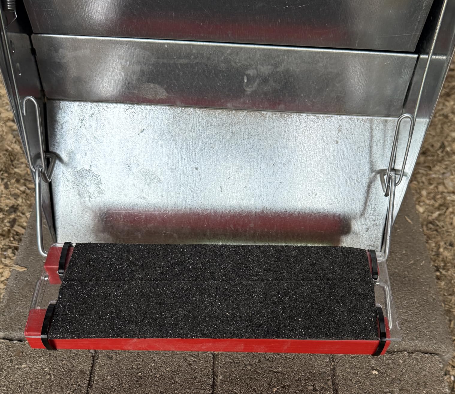 My Favorite Chicken 40lb Automatic Metal Poultry Treadle Feeder - Rust-Resistant Chicken Feeder, Self-Adjusting, Eco-Friendly Chicken Coop Essentials customer photo 1