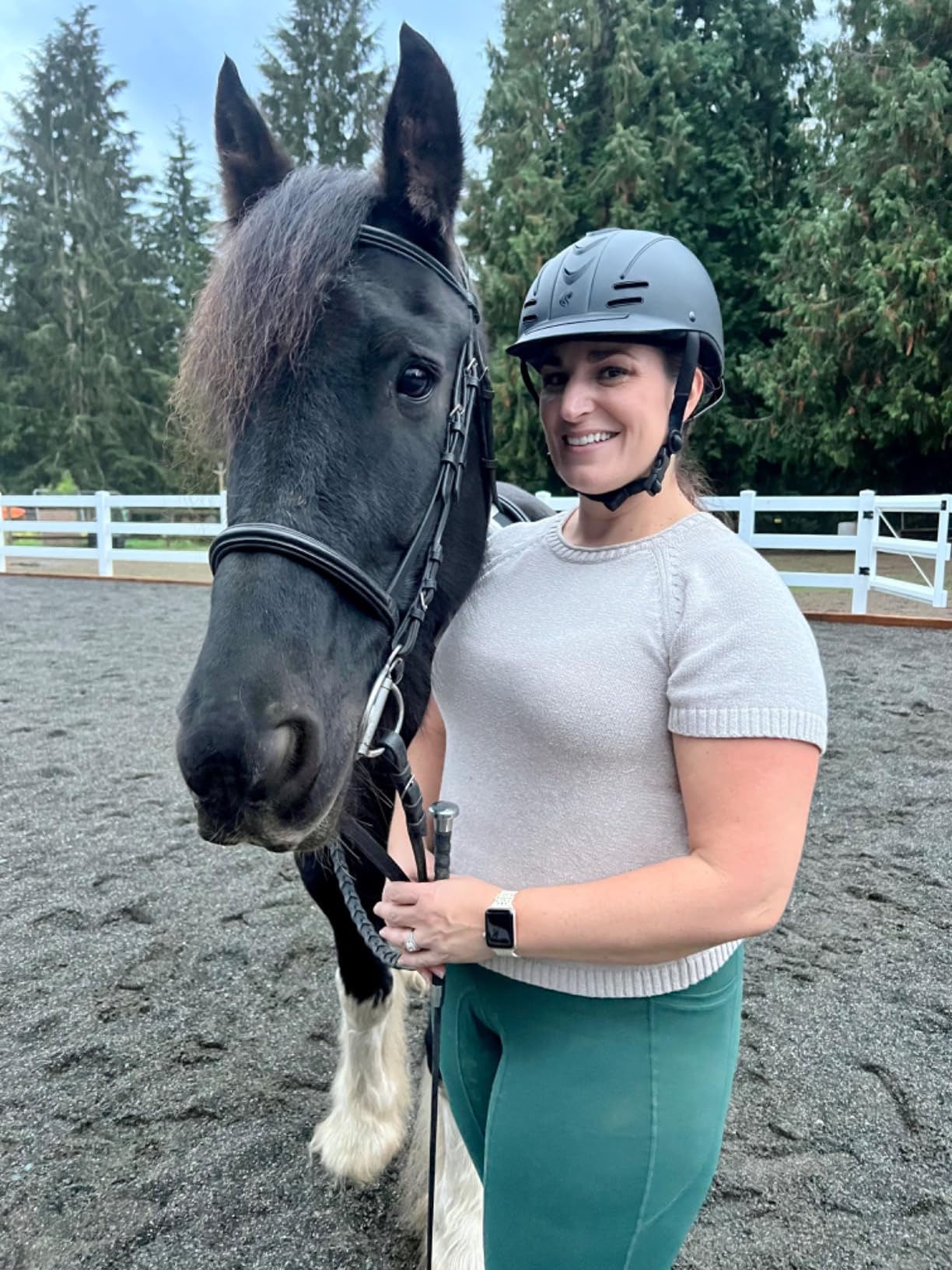 Equinavia Gardian Horse Riding Helmet Equestrian Women and Adults, Comfortable Fit, Ventilated Design for Training, Schooling and Competition Use customer photo 2