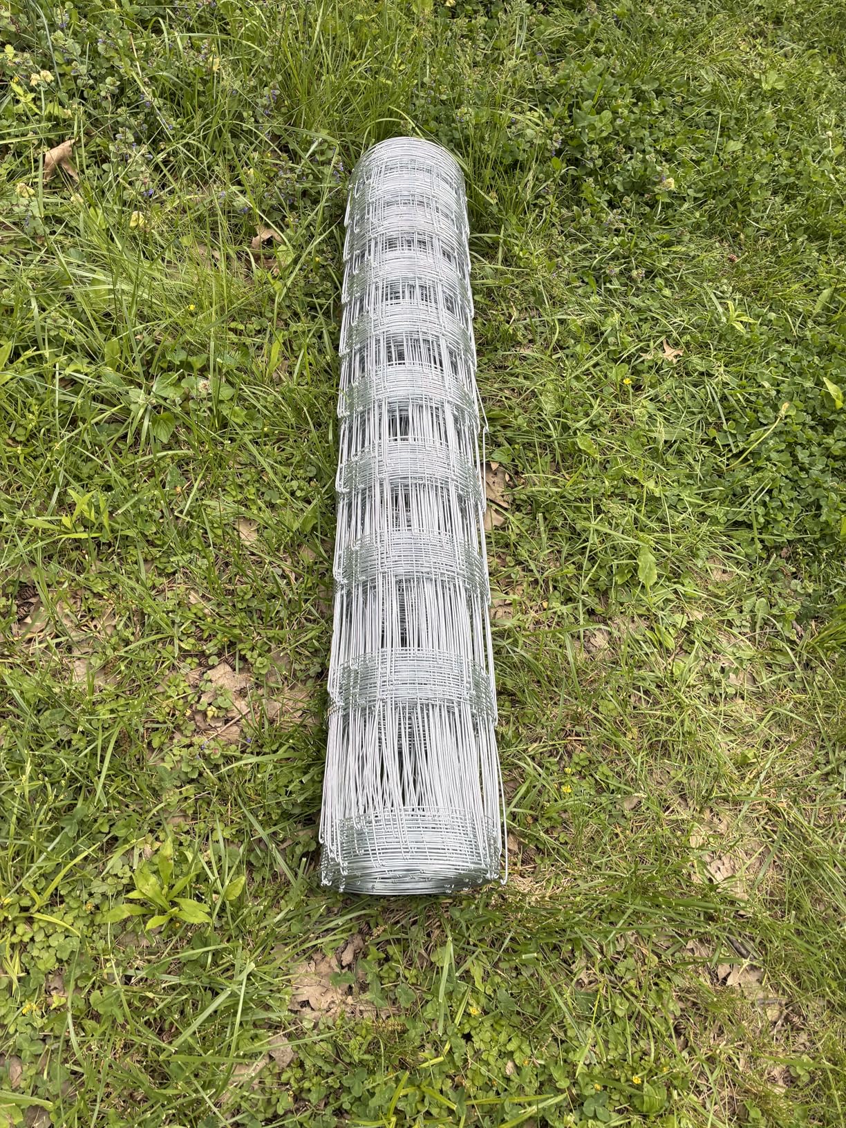 Farm Fence, 4ft x 164ft Galvanized Wire Fencing, Goat, Sheep & Deer, Durable Chain Link Fence, Heavy Zinc Coating Wire Used to Hog Goat Fencing for Yard Garden and Field customer photo 2
