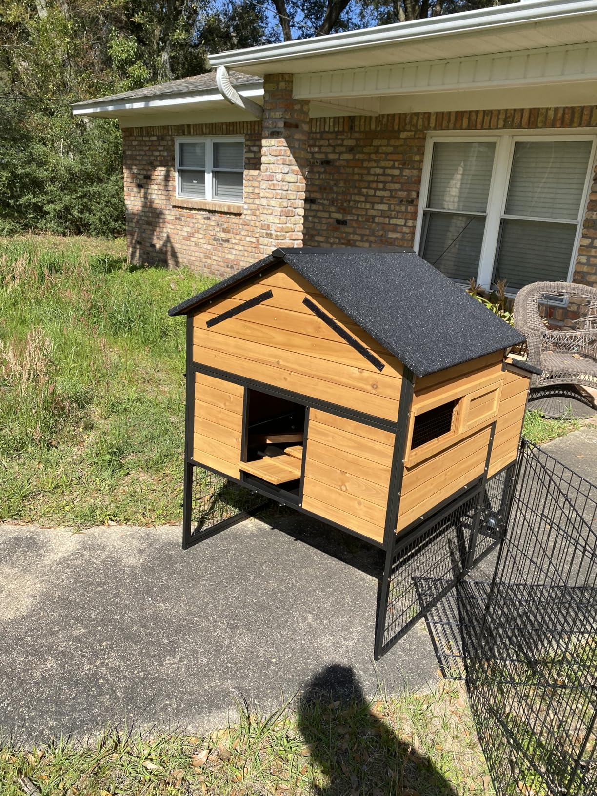 Large Chicken Coop with Run - Spacious 85