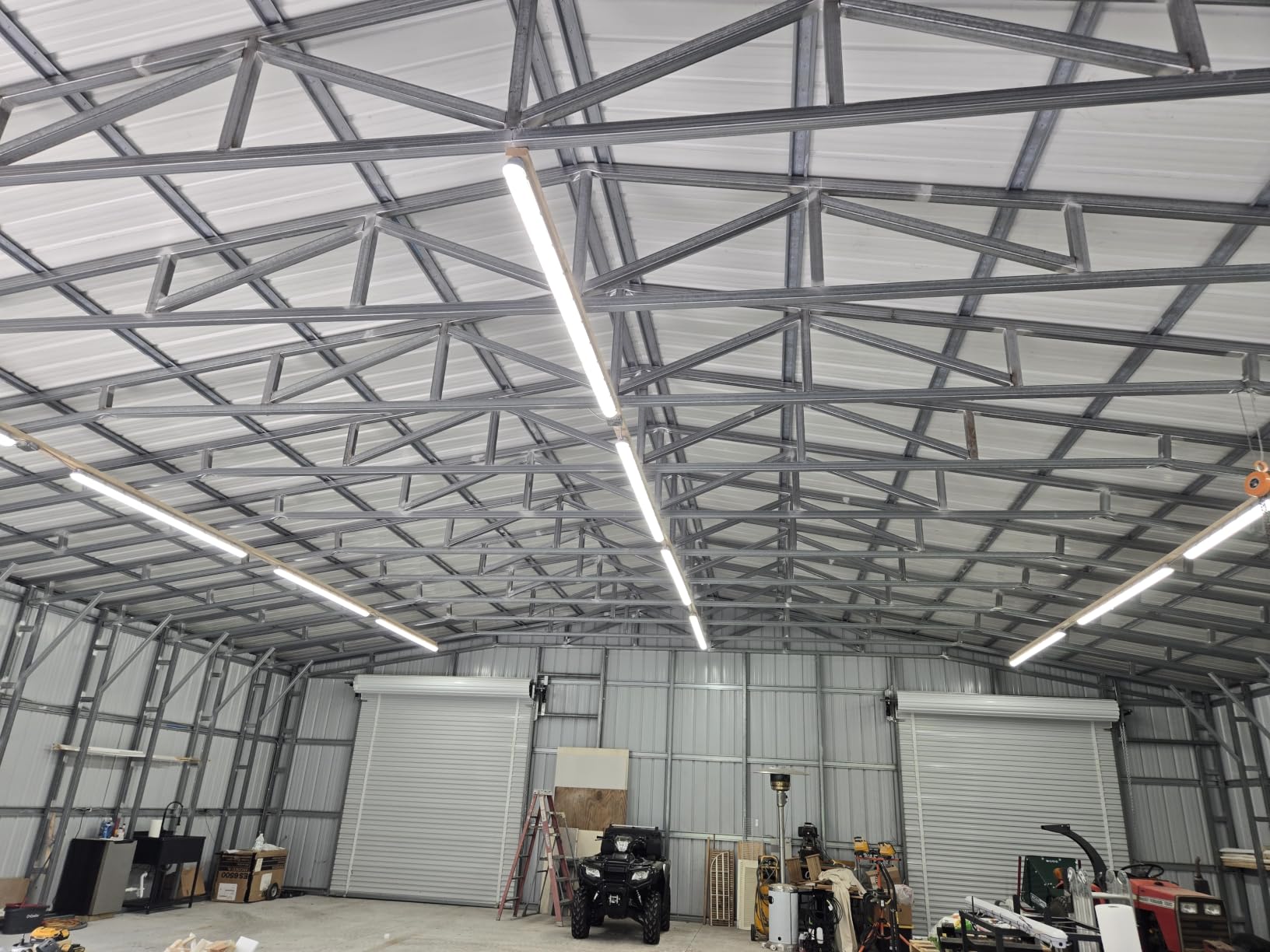 4FT LED Vapor Tight Light 60W/50W/40W, 4000K/5000K/6000K CCT, 4Pack | IP65 Waterproof 7800lm(150W Eq.) 0-10V Dimmable Outdoor Shop Light LED Vapor Proof Fixture for Garage Shop Barn Basement ETL customer photo 1