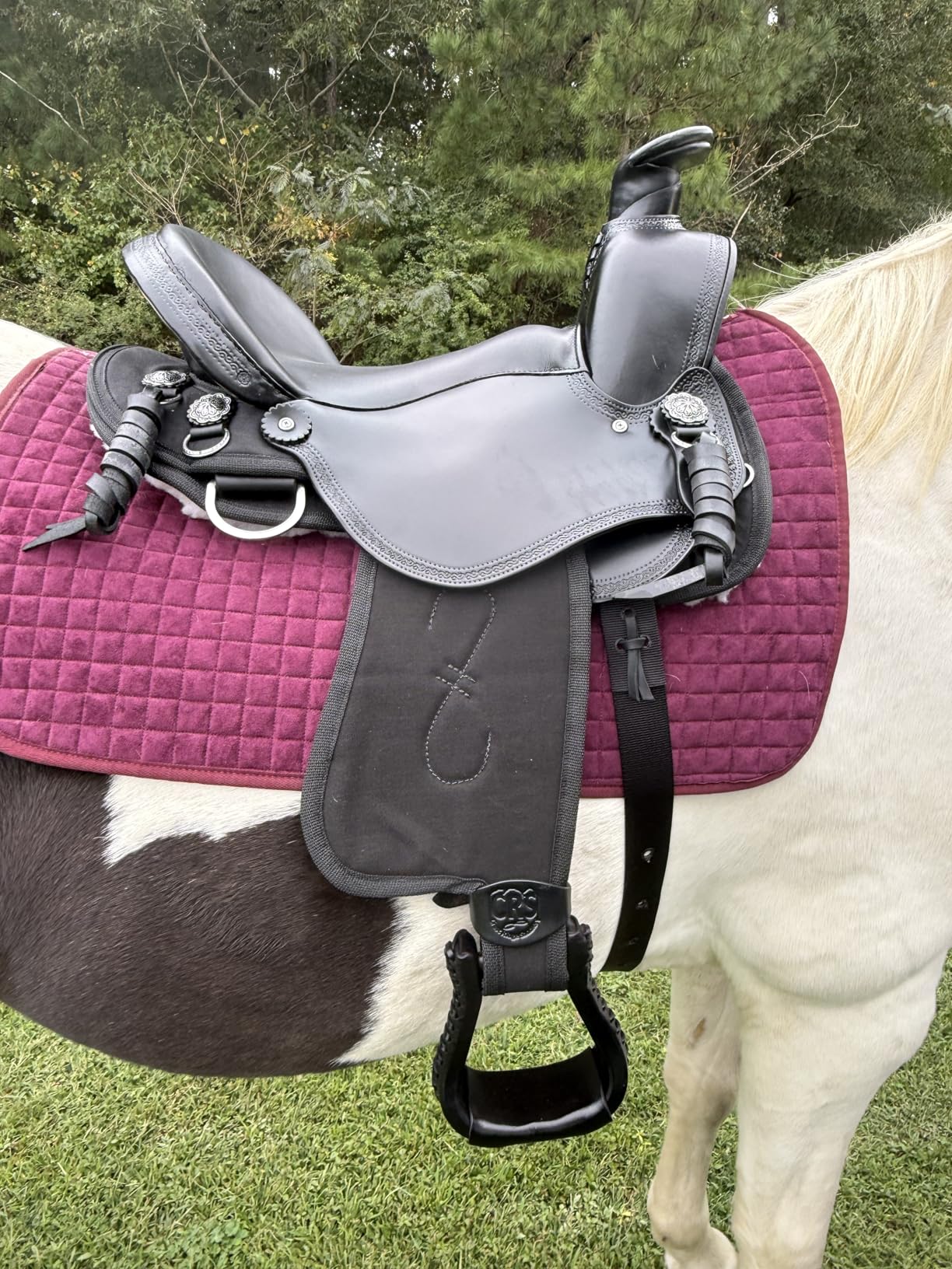Tackmore Western Saddle Pad Breathable, Shock-Absorbing Saddle Pad customer photo 1