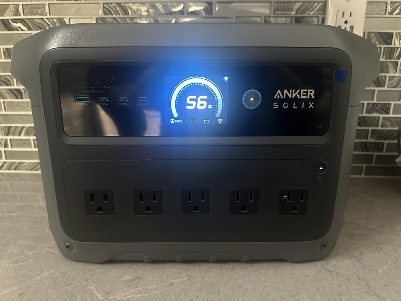 Anker SOLIX C1000 Gen 2 Portable Power Station, 1,024Wh, 2,000W, Camping customer photo 2