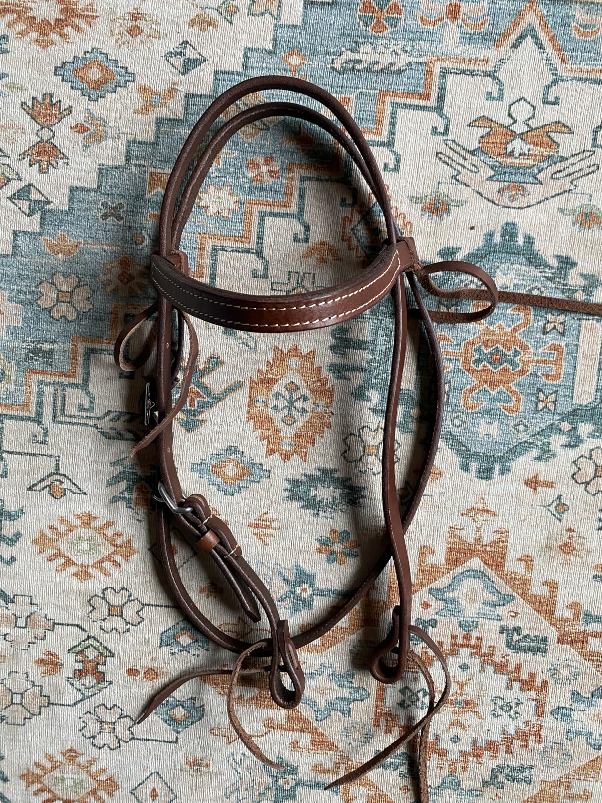 Jeereal Western Horse Browband Bridle Headstall - Premium Heavyweight Oil-Tanned Full-Grain Leather Handcrafted for Ranch Work, Trail Riding & Training customer photo 1