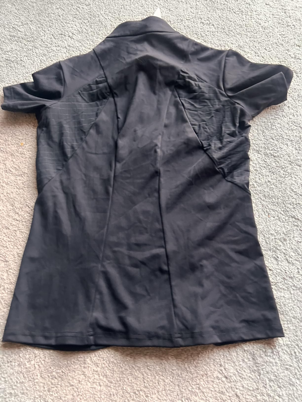 FitsT4 Sports Equestrian Shirts for Women Short Sleeve Horse Riding Shirts Quick Dry UPF50+ Riding Top Quarter Zip customer photo 2