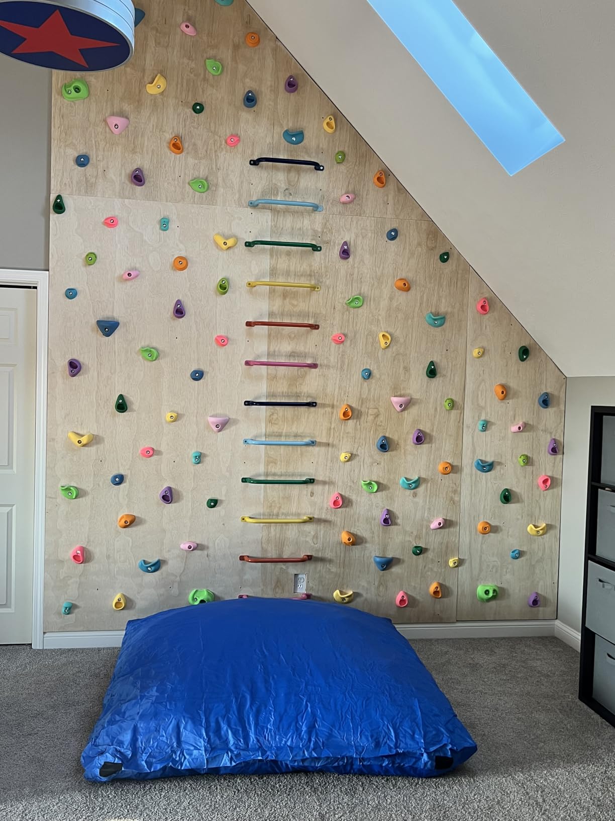 32 PCS Rock Climbing Holds for Kids, Rock Climbing Wall Grips Climbing Rocks Wall Kit for Indoor and Outdoor Playground Play Set with Hardware (Style A) customer photo 1