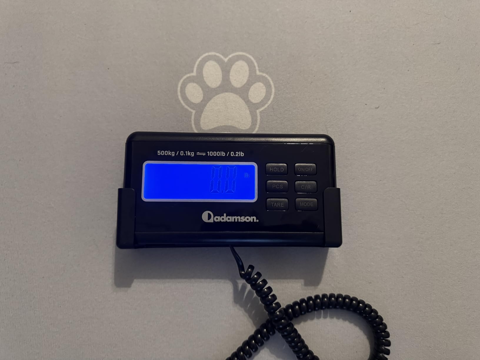 Adamson Livestock Scale 1100 lb / 500 kg - Heavy Duty Digital Dog Scales for Large Breed, for Sheep, Pigs, Goats - Tare, Hold & PCS - Battery or AC Powered (Batteries & Power Adapter Included) customer photo 1
